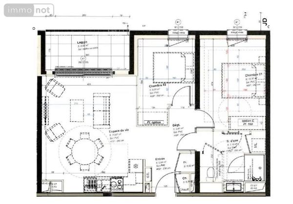 Achat - Appartement Avrillé 49240 3 pièces 59 m 2 5822 m 2