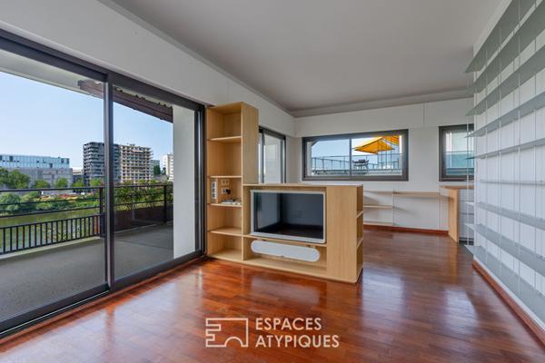 Appartement meublé de 45m2 avec terrasse vue Loire