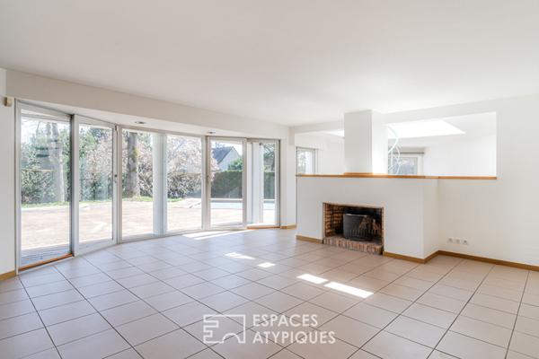 Maison d’architecte et sa piscine à la Robertsau