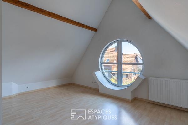 Maison d’architecte et sa piscine à la Robertsau