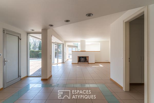 Maison d’architecte et sa piscine à la Robertsau