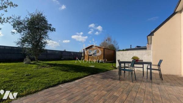 Maison contemporaine lumineuse avec jardin paysager sans vis-à-vis – Plouescat