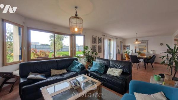 Maison contemporaine lumineuse avec jardin paysager sans vis-à-vis – Plouescat