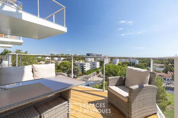 Appartement avec vue et terrasse dans l’iconique « Arbre Blanc »