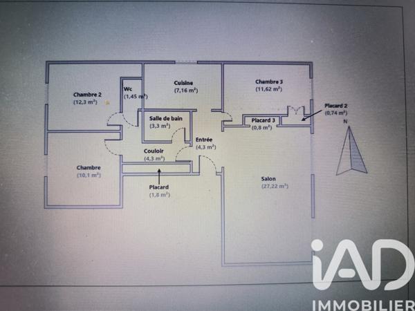 Appartement à vendre 5 pièces 85 m² Maromme