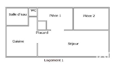Maison à vendre 3 pièces 50 m² Coutras