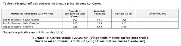 Appartement à vendre 2 pièces 23,03 m² Paris 19