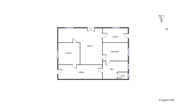 Maison à vendre 5 pièces 65 m² Soussans