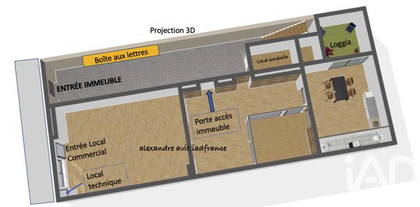 Murs commerciaux  à vendre 50 m² Nantes