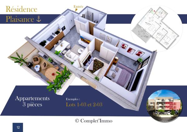 Appartement 3 pièces SAINT FLORENT (20217)