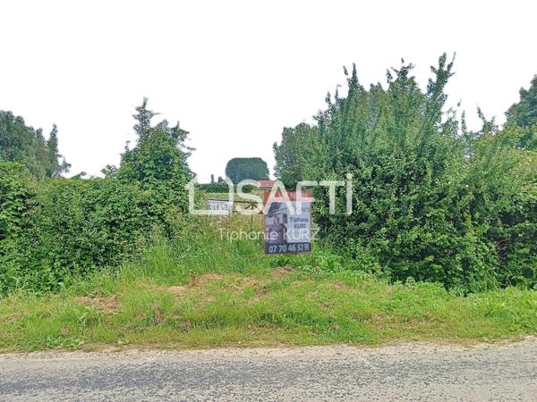 Terrain à bâtir en campagne d'Aire-sur-la-Lys