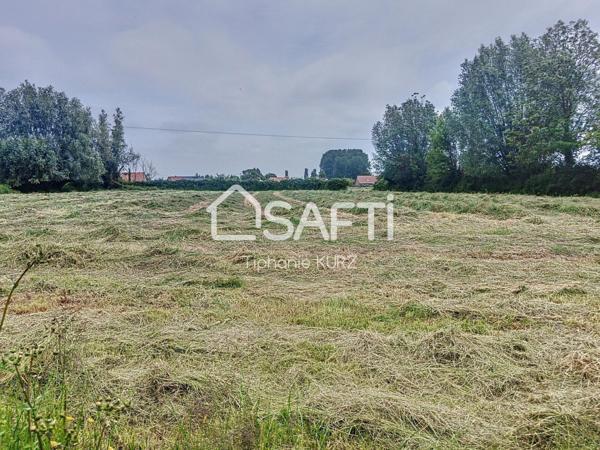 Terrain à bâtir en campagne d'Aire-sur-la-Lys