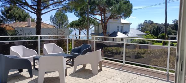 50 m plage du Platin VUE MER 4 PIECES Grande terrasse Garage