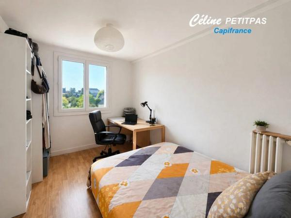 Appartement T4 – 4 pièces – 68m² surface Carrez – centre nord de Rennes – quartier Sévigné