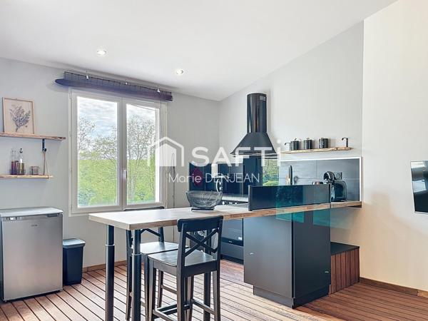 Maison + 2 Gîtes meublés, terrain de 2864 m².