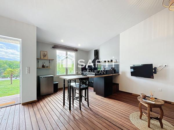Maison + 2 Gîtes meublés, terrain de 2864 m².