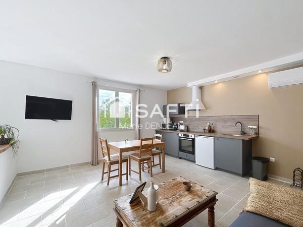 Maison + 2 Gîtes meublés, terrain de 2864 m².