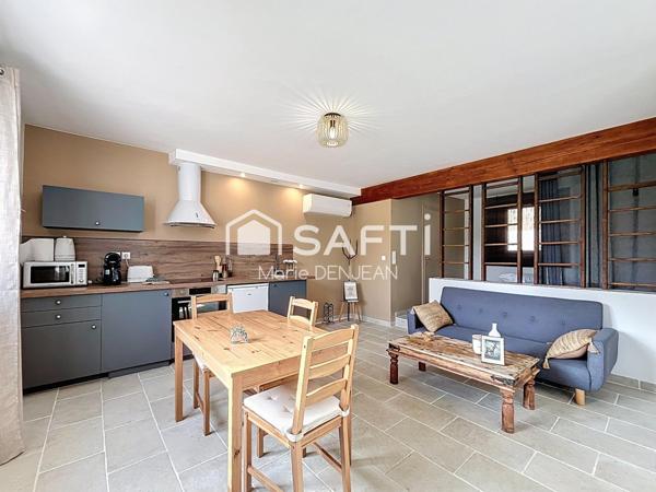Maison + 2 Gîtes meublés, terrain de 2864 m².