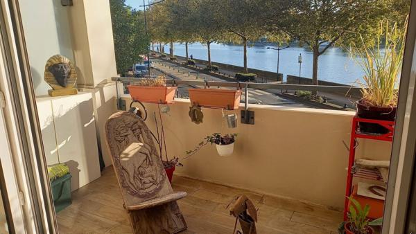 Superbe 2p, 48 m2, balcon vue sur la Seine, Alfortville (94140)