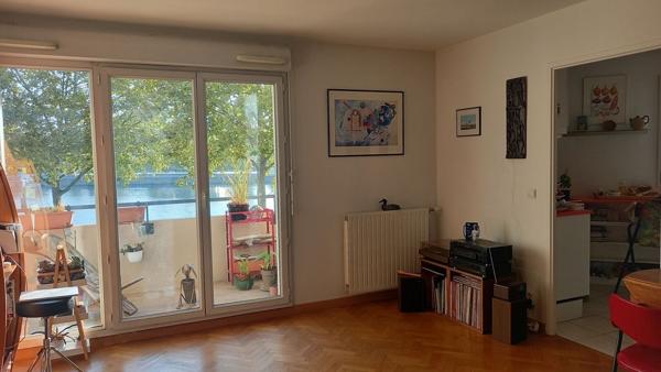 Superbe 2p, 48 m2, balcon vue sur la Seine, Alfortville (94140)
