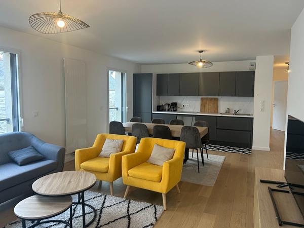A louer - Centre ville d'Angers - Appartement T3 meublé avec terrasse et place de parking
