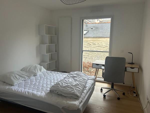 A louer - Centre ville d'Angers - Appartement T3 meublé avec terrasse et place de parking