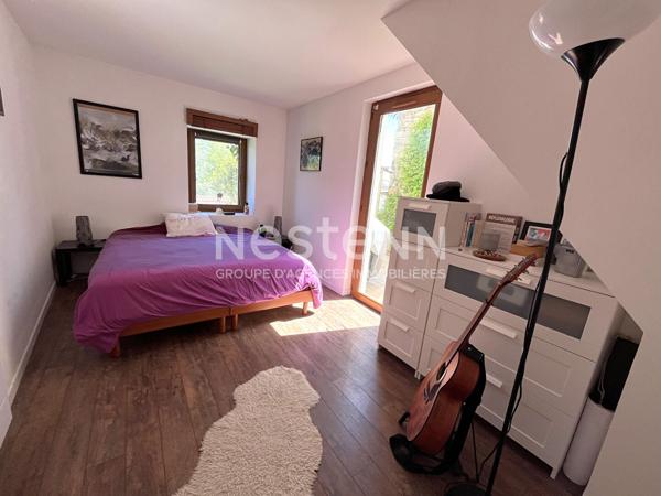 Basse Indre (44610), maison  2 chambres + appartement 1 chambre + studio , cour, jardin et roof top