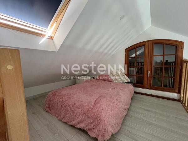 Basse Indre (44610), maison  2 chambres + appartement 1 chambre + studio , cour, jardin et roof top