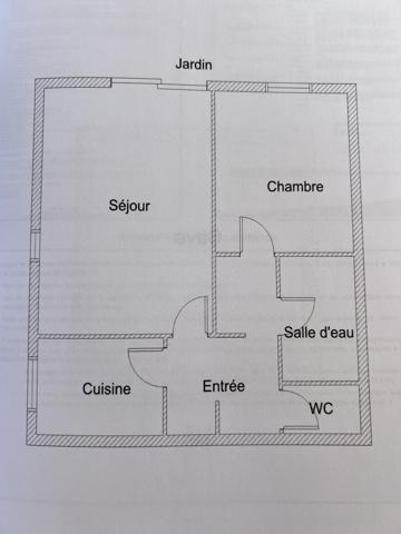 ROYAN - Quartier du Parc - Appartement T2 avec Jardin, cave et Parking