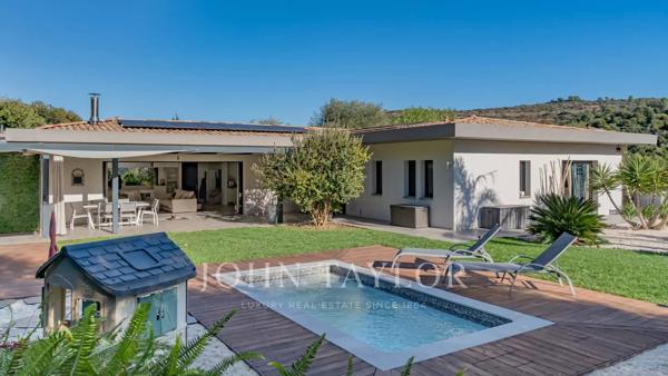Belle villa neuve de plain-pied dans un domaine fermé à Biot