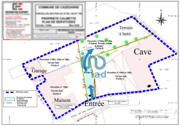Terrain à vendre 623 m² Cazedarnes