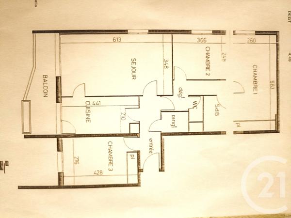 Appartement F4 à vendre  4 pièces - 89 m2 LIMOGES - 87