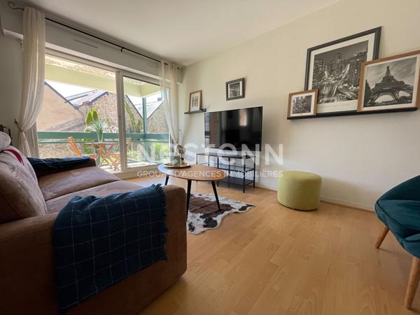 A louer Vannes SAINT-PATERN Appartement meublé 3 pièces 67.56 m2 parking garage et balcon