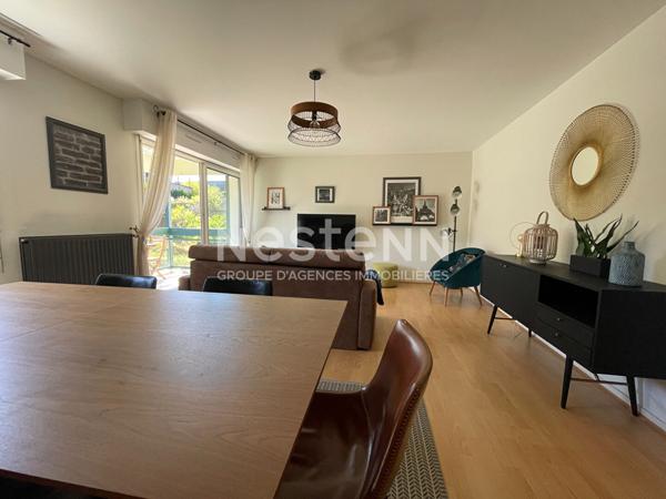 A louer Vannes SAINT-PATERN Appartement meublé 3 pièces 67.56 m2 parking garage et balcon