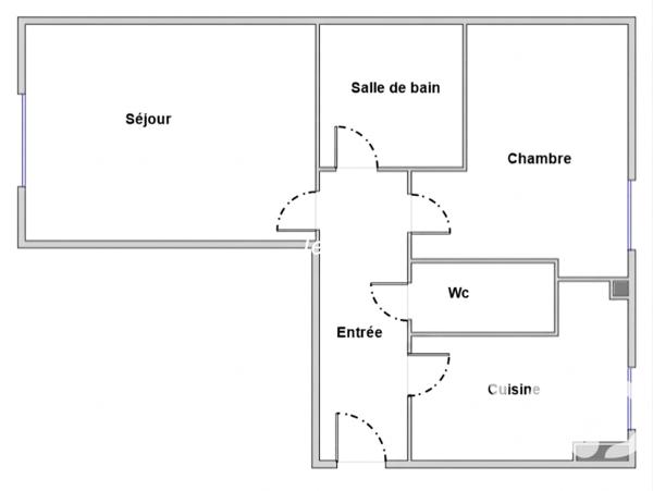 Appartement à vendre 2 pièces 37 m² Paris 18