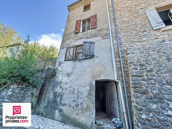 Maison de village traversante avec terrasse caves