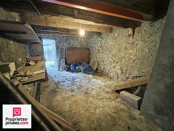 Maison de village traversante avec terrasse caves