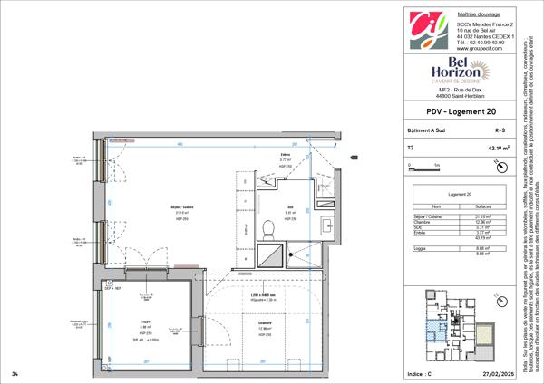 Appartement T2
