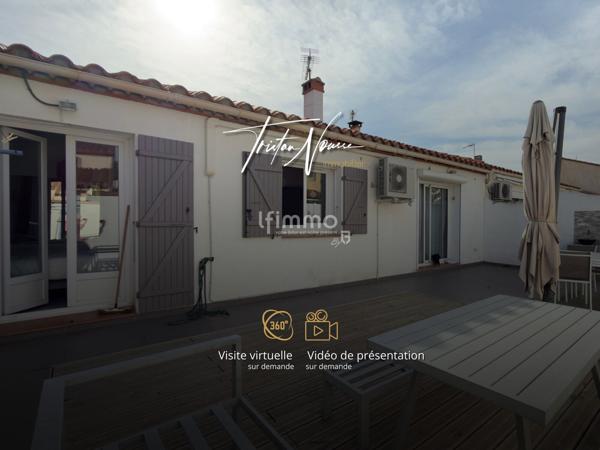 Maison de plain-pied - 80 m2 en 2 faces - Villeneuve de la Raho