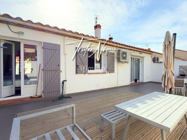 Maison de plain-pied - 80 m2 en 2 faces - Villeneuve de la Raho