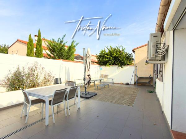 Maison de plain-pied - 80 m2 en 2 faces - Villeneuve de la Raho