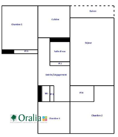 Appartement · Location Dijon (21000) 4 pièces · 70m²