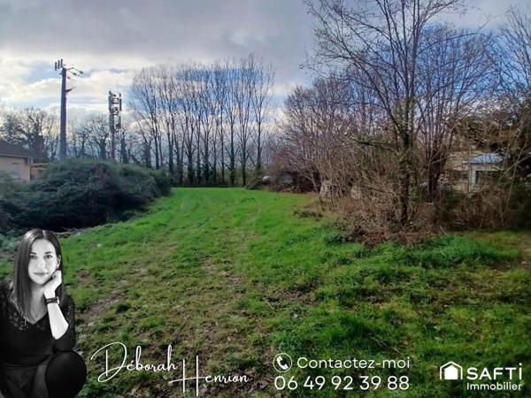 ENTREPÔT AVEC TERRAIN CONSTRUCTIBLE EN ZONE ARTISANALE – CESSIEU (38110)