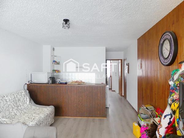 Bel appartement T2 avec balcon à 200m des pistes