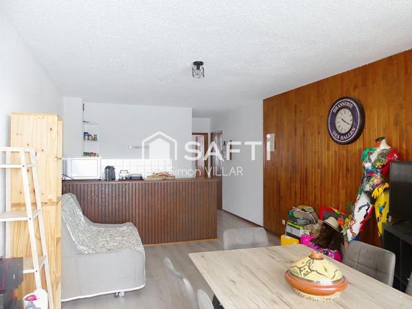 Bel appartement T2 avec balcon à 200m des pistes