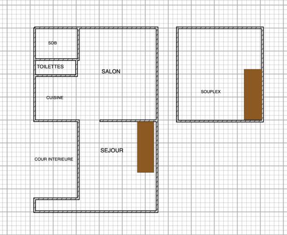 Appartement 2 pièces - 51 m²