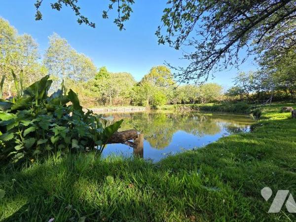5 min. VILLAINES-LA-JUHEL, en campagne, terrain de loisirs (non constructible) sur lequel un pl...