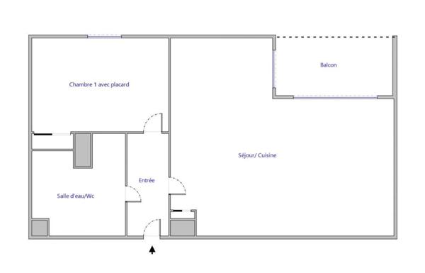 Vente Appartement 2 pièces 41 m2 à Saint-Herblain