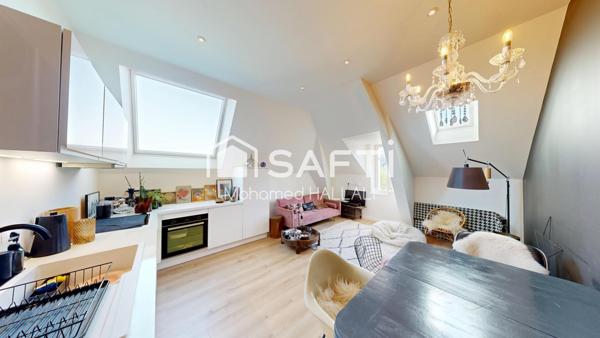 T3 rénové, centre ville, Vue sur le bassin, parking