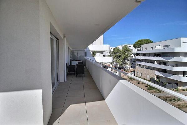 Marseille 10ème : Appartement T3 avec terrasse 28 m² et parking en sous-sol